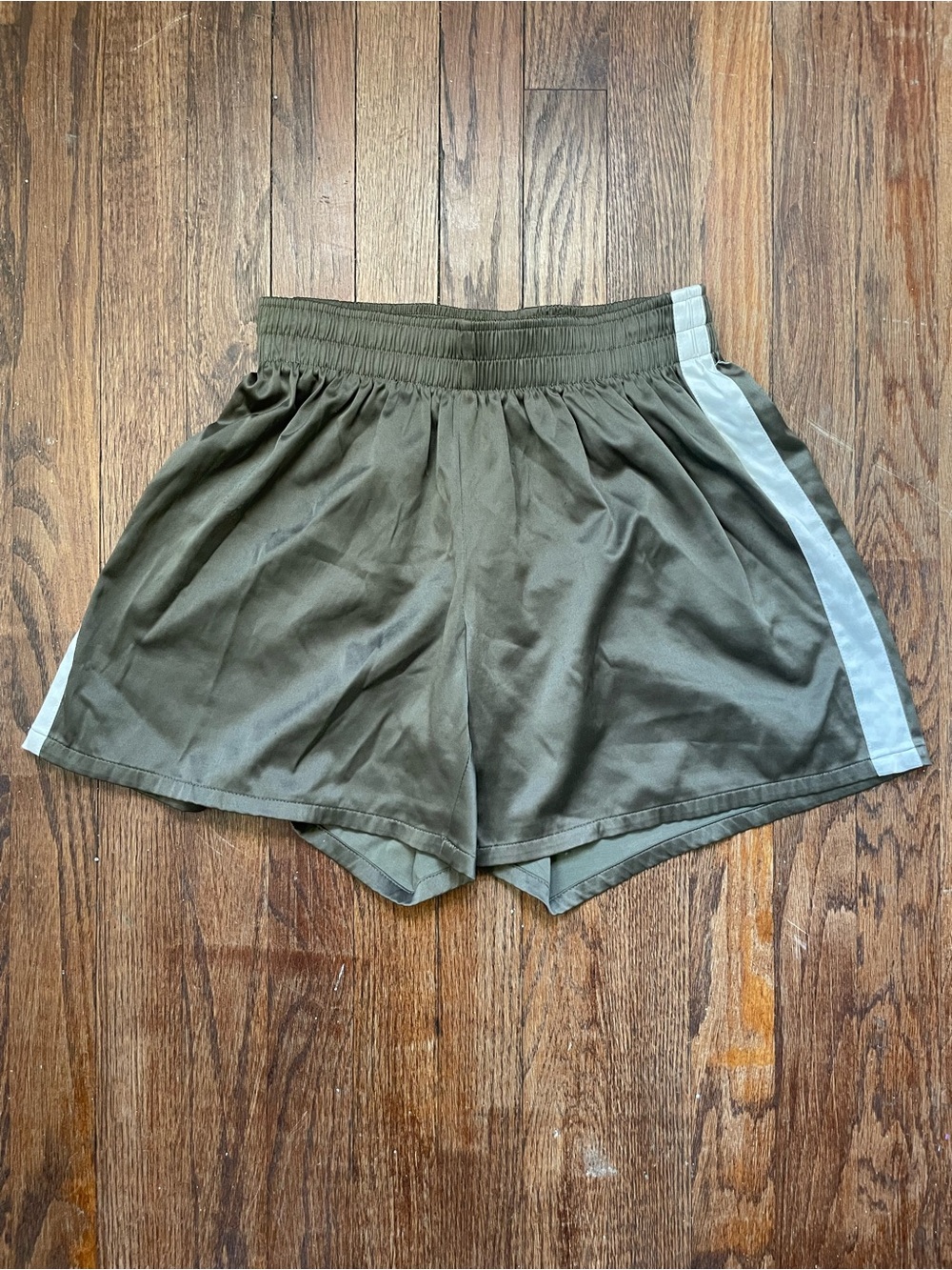 Urban Renewal Olive Green Women's Athletic Shorts